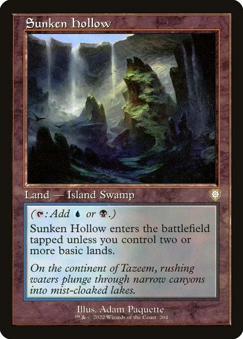 Sunken Hollow · The Brothers' War Commander 204/209