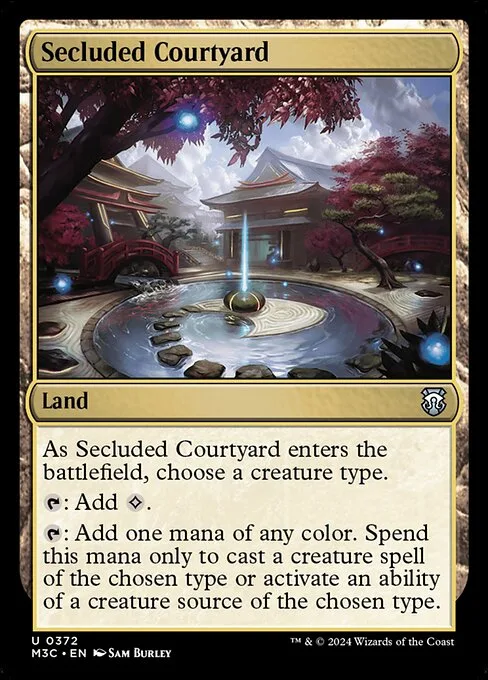 Secluded Courtyard · Modern Horizons 3 Commander 372/398