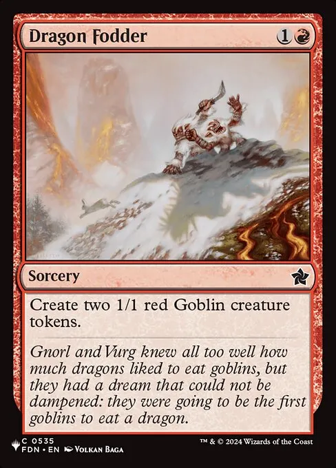 Dragon Fodder · The List FDN-535/5050