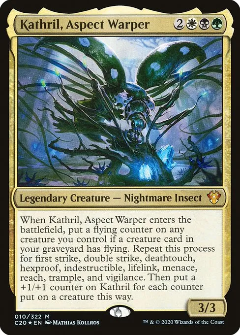 Kathril, Aspect Warper · Commander 2020 10/322