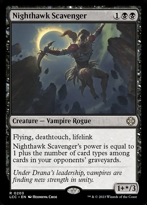 Nighthawk Scavenger · The Lost Caverns of Ixalan Commander 203/370