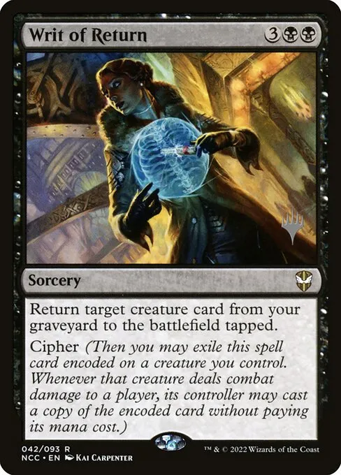 Writ of Return · New Capenna Commander Promos 42p/75