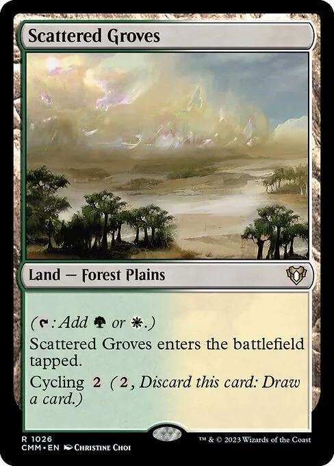 Scattered Groves · Commander Masters 1026/1067