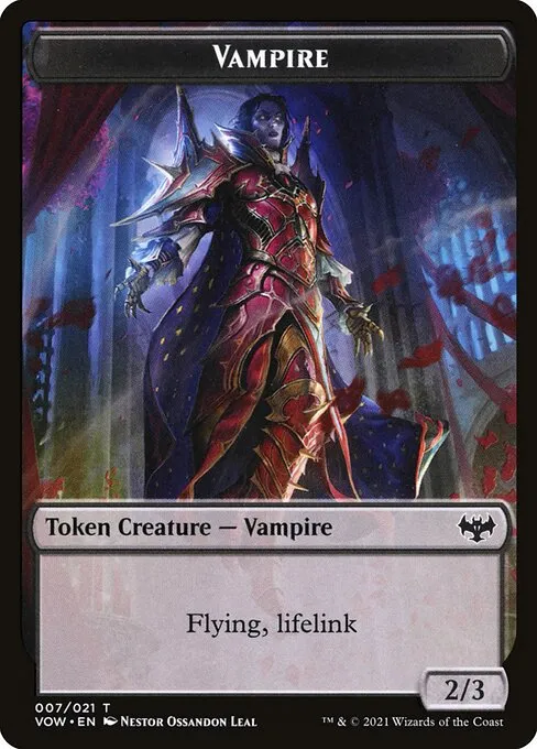 Vampire · Innistrad: Crimson Vow Tokens 7/21