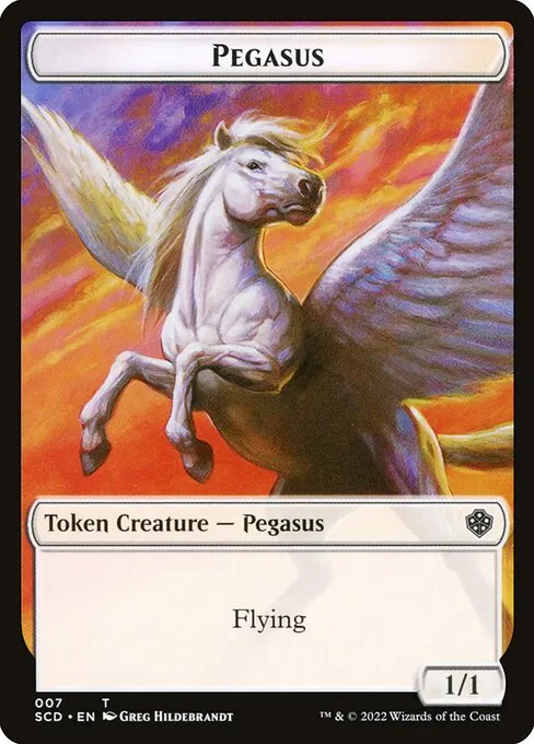 Pegasus · Starter Commander Deck Tokens 7/27