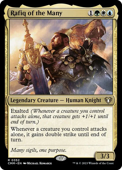 Rafiq of the Many · Commander Masters 352/1067