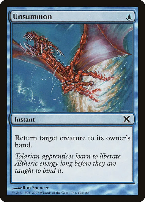 Unsummon · Tenth Edition 122/510