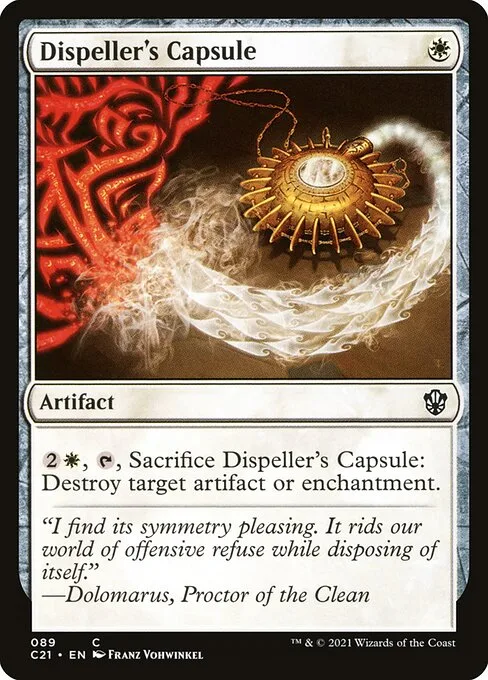Dispeller's Capsule · Commander 2021 89/409