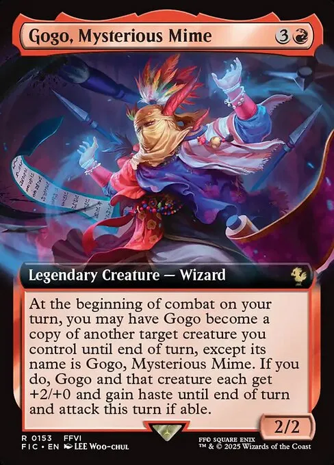 Gogo, Mysterious Mime · Final Fantasy Commander 153/486