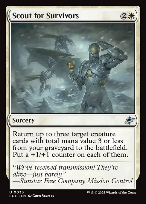 Scout for Survivors · Edge of Eternities 33/400