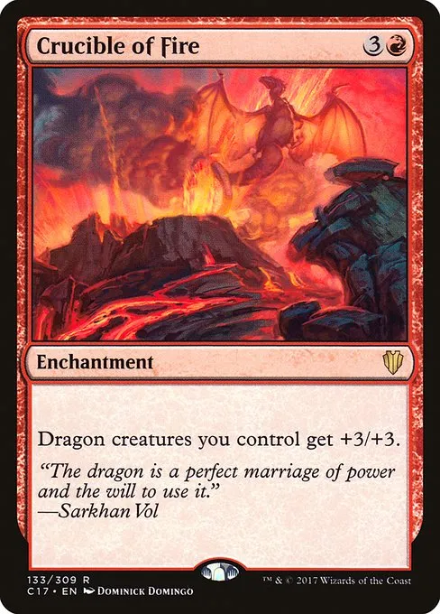 Crucible of Fire · Commander 2017 133/309