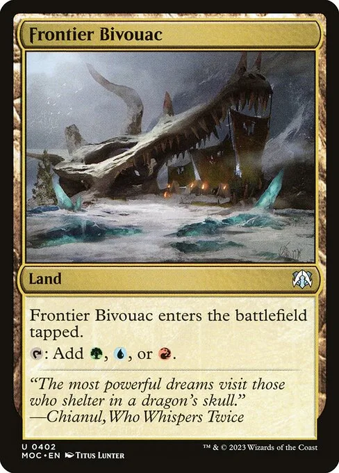 Frontier Bivouac · March of the Machine Commander 402/450