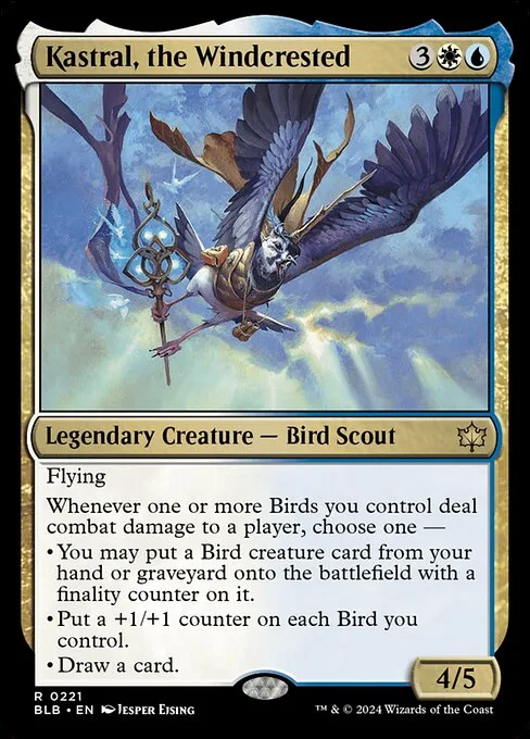 Kastral, the Windcrested · Bloomburrow 221/398