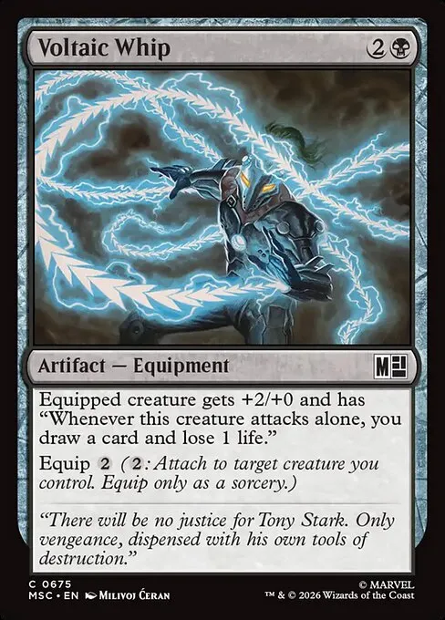 Voltaic Whip · Marvel Super Heroes Commander 675/9