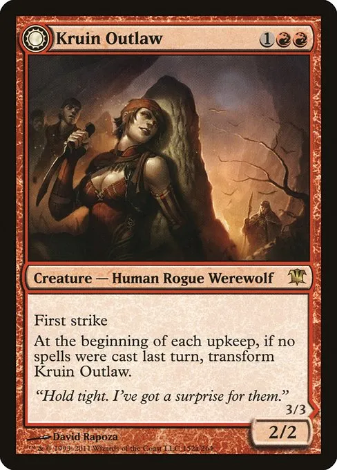 Kruin Outlaw // Terror of Kruin Pass · Innistrad 152/264