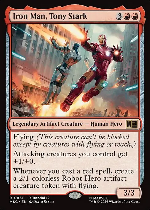 Iron Man, Tony Stark · Marvel Super Heroes Commander 851/9