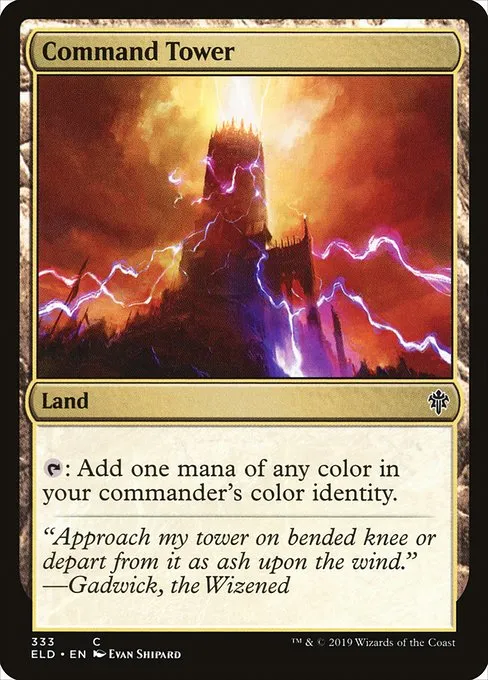 Command Tower · Throne of Eldraine 333/398