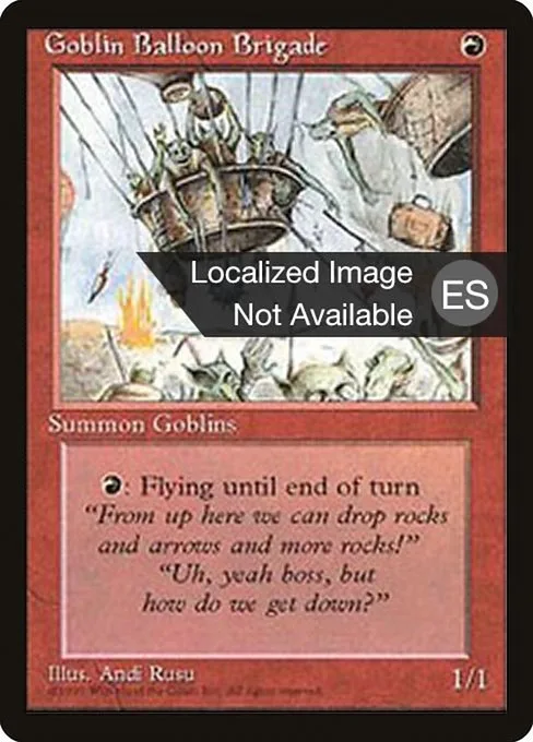 Goblin Balloon Brigade · Fourth Edition Foreign Black Border 197/378