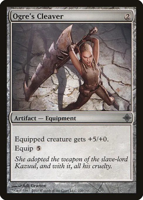 Ogre's Cleaver · Rise of the Eldrazi 220/248