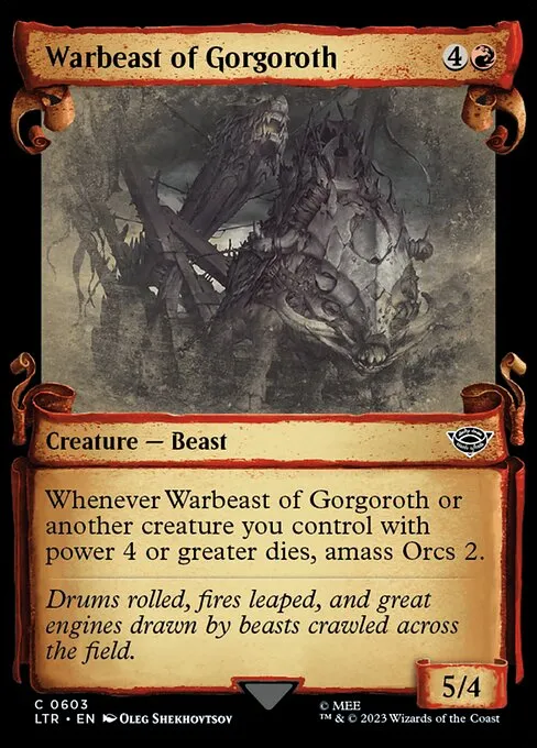 Warbeast of Gorgoroth · The Lord of the Rings: Tales of Middle-earth 603/856