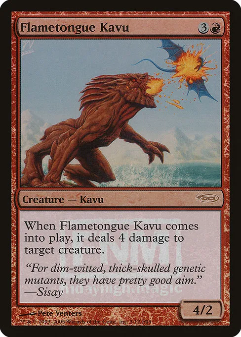 Flametongue Kavu · Friday Night Magic 2005 3/12