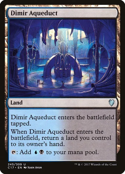 Dimir Aqueduct · Commander 2017 245/309