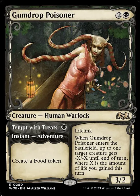 Gumdrop Poisoner // Tempt with Treats · Wilds of Eldraine 280/381