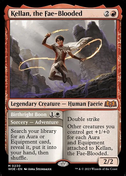 Kellan, the Fae-Blooded // Birthright Boon · Wilds of Eldraine 230/381