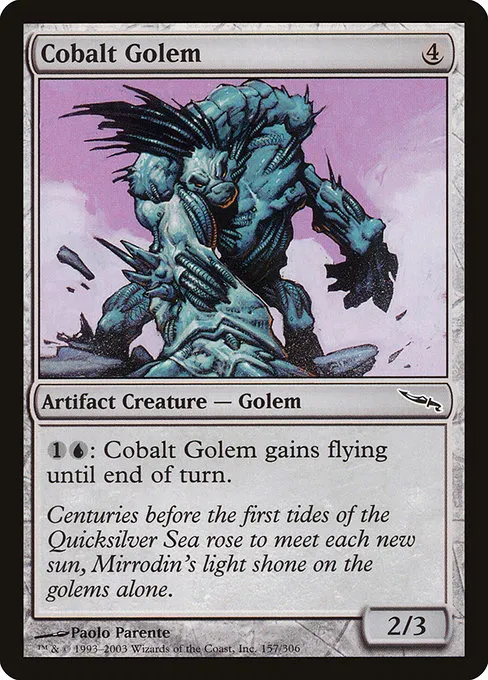 Cobalt Golem · Mirrodin 157/306