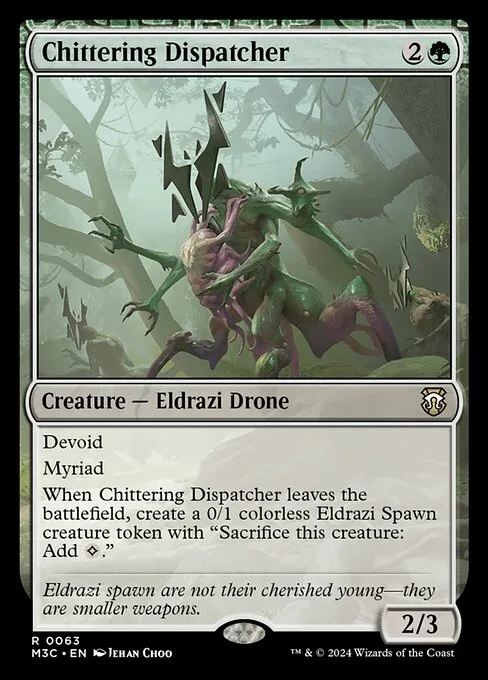 Chittering Dispatcher · Modern Horizons 3 Commander 63/398