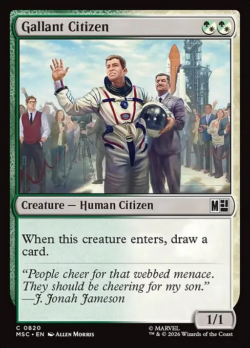 Gallant Citizen · Marvel Super Heroes Commander 820/9