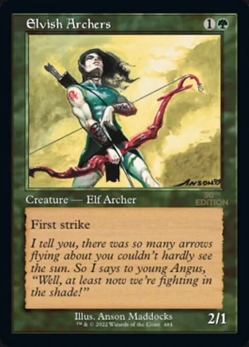 Elvish Archers · 30th Anniversary Edition 484/594