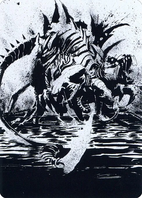 Karumonix, the Rat King // Karumonix, the Rat King · Phyrexia: All Will Be One Art Series 70/81