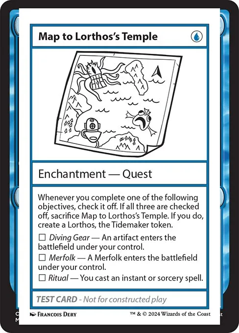 Map to Lorthos's Temple · Mystery Booster 2 531/385