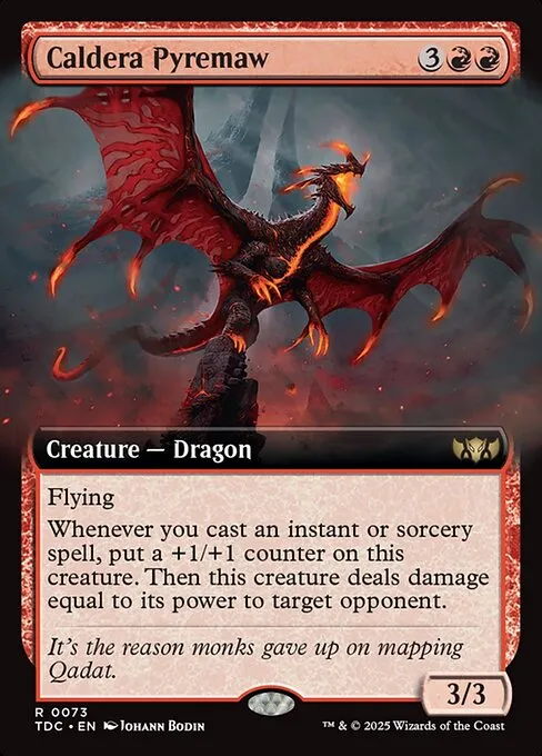Caldera Pyremaw · Tarkir: Dragonstorm Commander 73/413