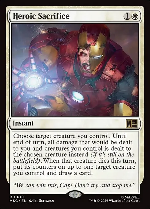 Heroic Sacrifice · Marvel Super Heroes Commander 18/9
