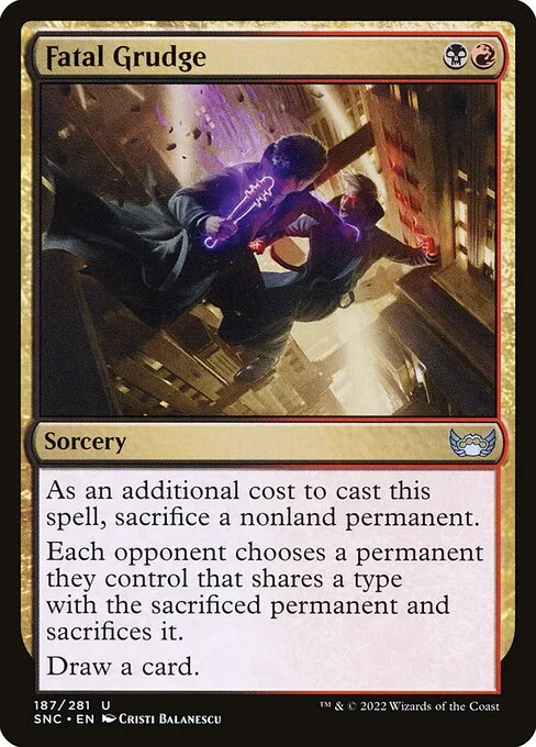 Fatal Grudge · Streets of New Capenna 187/513