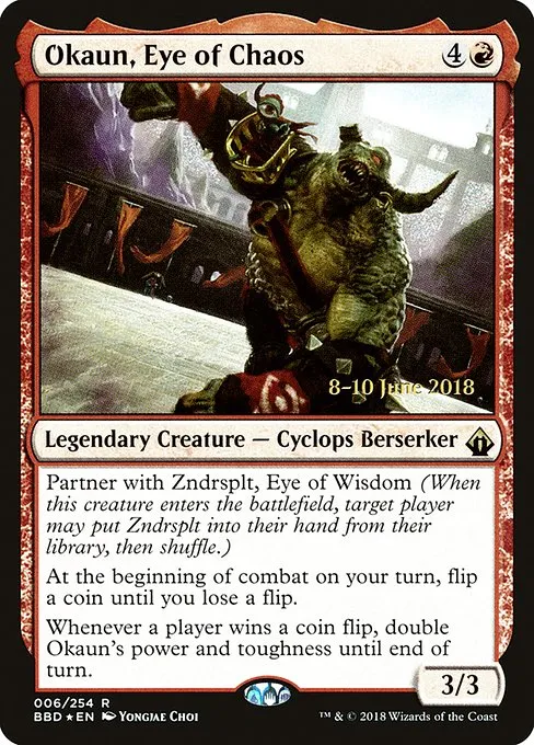 Okaun, Eye of Chaos · Battlebond Promos 6s/22