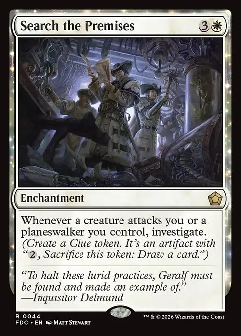 Search the Premises · Foundations Commander 44/3