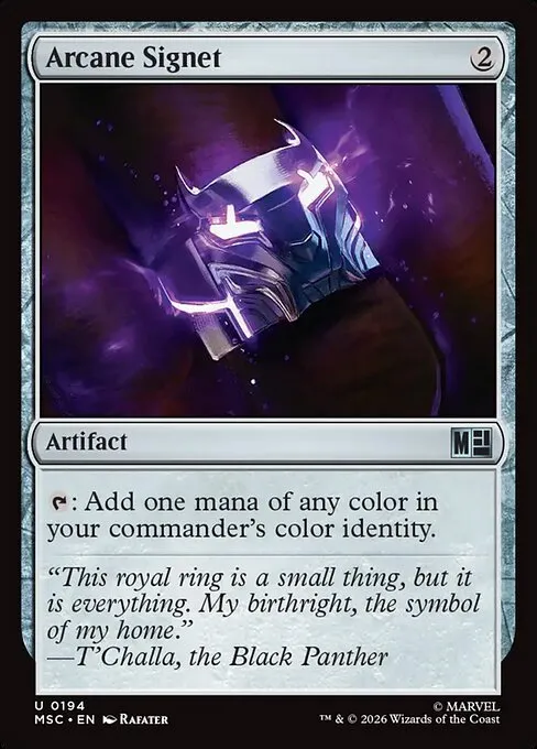 Arcane Signet · Marvel Super Heroes Commander 194/9