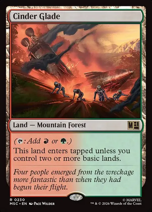 Cinder Glade · Marvel Super Heroes Commander 230/9