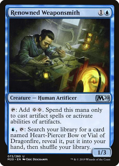Renowned Weaponsmith · Core Set 2020 72/346