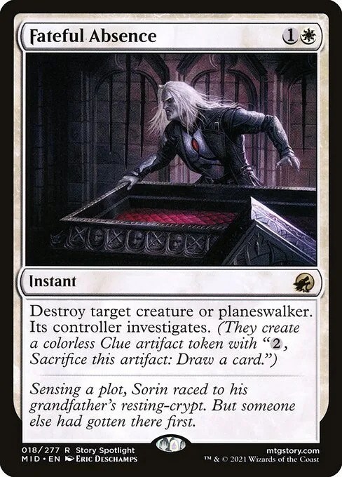 Fateful Absence · Innistrad: Midnight Hunt 18/399