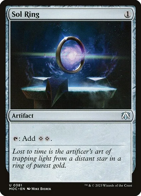 Sol Ring · March of the Machine Commander 381/450