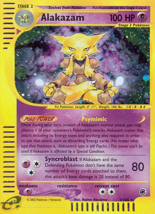 Alakazam · Expedition Base Set 1/165