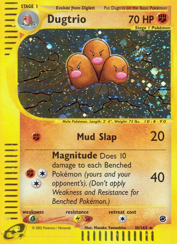 Dugtrio · Expedition Base Set 10/165