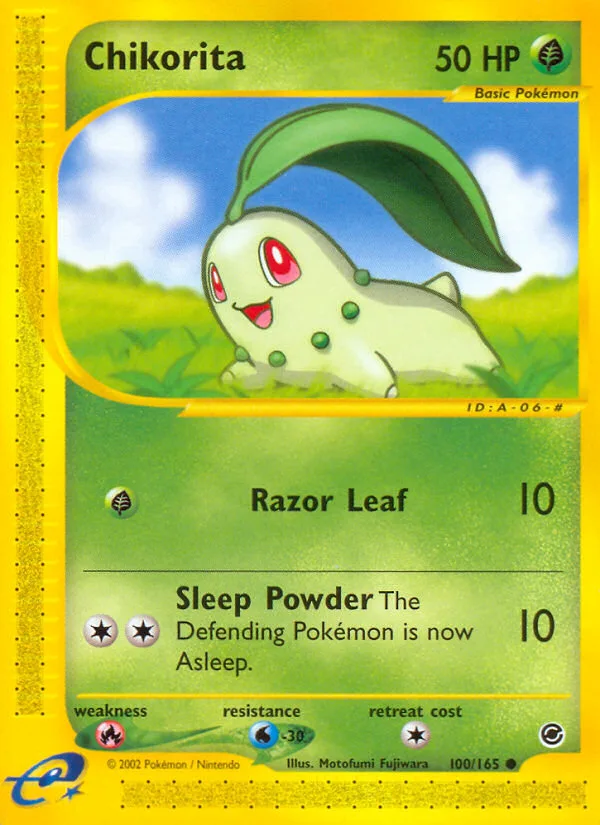 Chikorita · Expedition Base Set 100/165