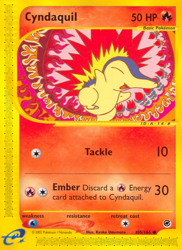 Cyndaquil · Expedition Base Set 105/165