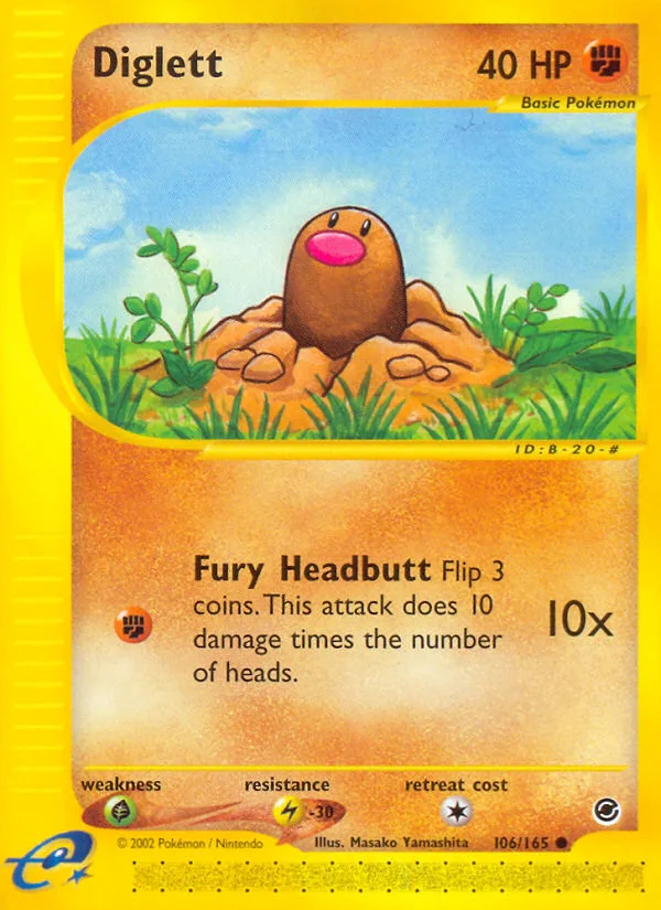 Diglett · Expedition Base Set 106/165