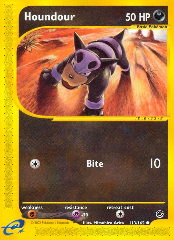 Houndour · Expedition Base Set 113/165